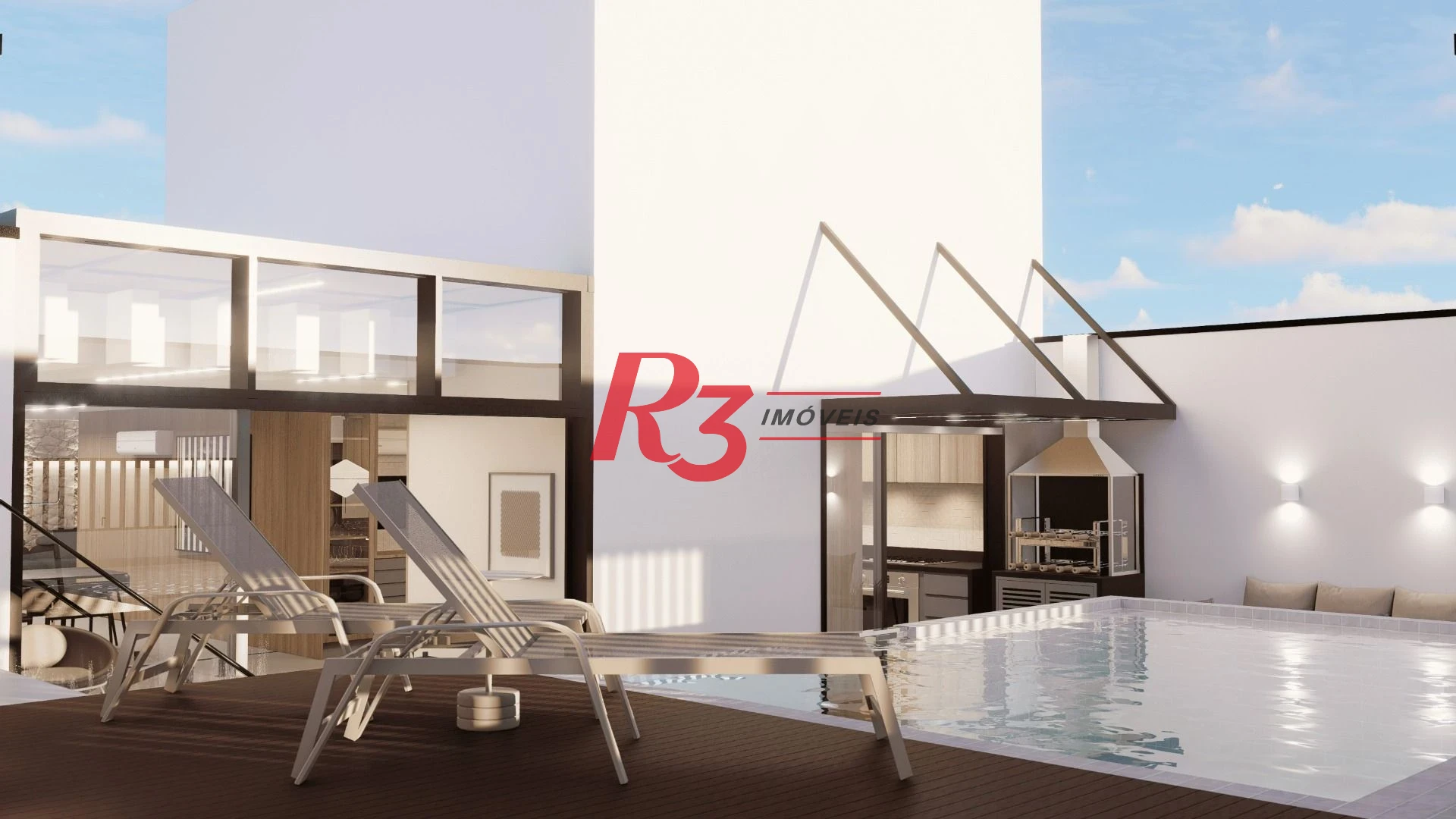 Cobertura com 4 quartos à venda, 370 m² por R$ 4.290.000 - Ponta da Praia - Santos/SP
