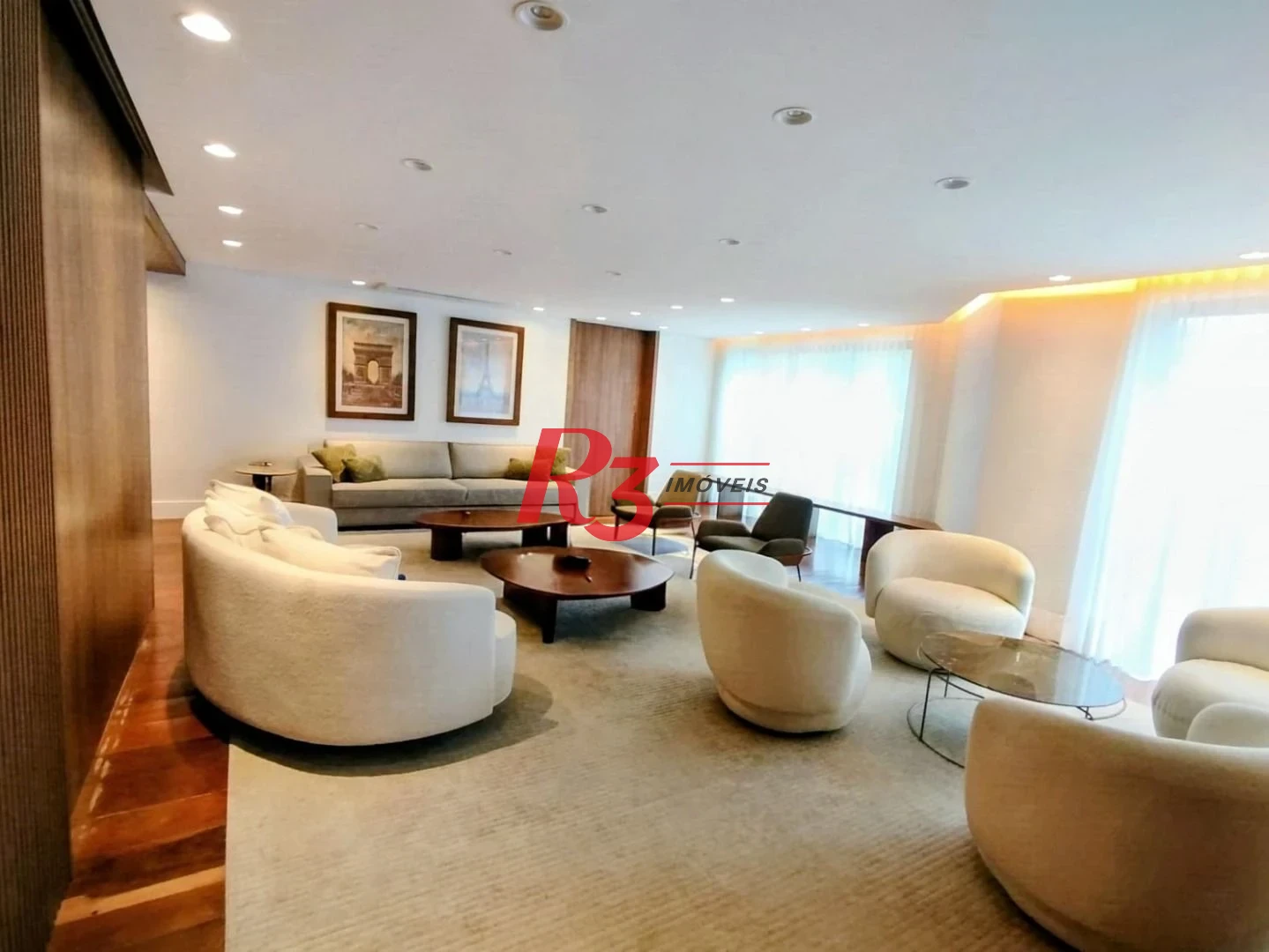 Apartamento com 4 dormitórios à venda, 318 m² por R$ 3.400.000,00 - Gonzaga - Santos/SP