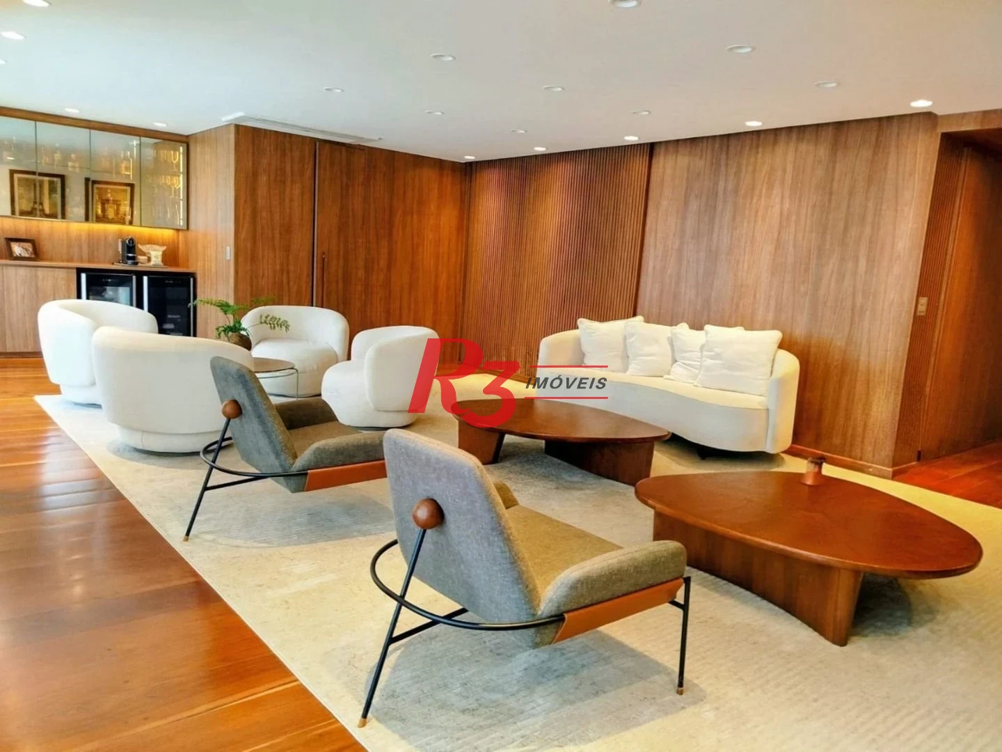 Apartamento com 4 dormitórios à venda, 318 m² por R$ 3.400.000,00 - Gonzaga - Santos/SP