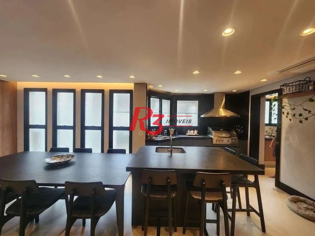 Apartamento com 4 dormitórios à venda, 318 m² por R$ 3.400.000,00 - Gonzaga - Santos/SP