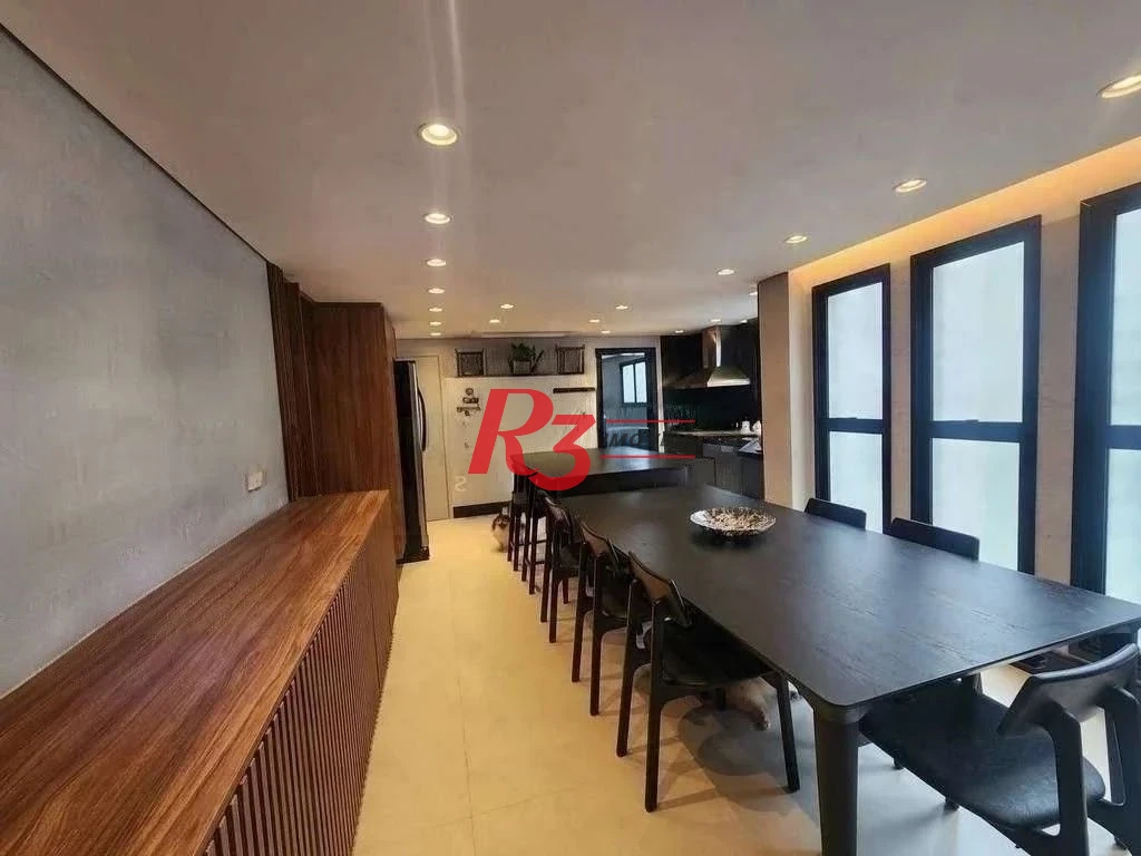 Apartamento com 4 dormitórios à venda, 318 m² por R$ 3.400.000,00 - Gonzaga - Santos/SP