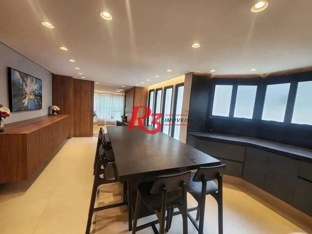 Apartamento com 4 dormitórios à venda, 318 m² por R$ 3.400.000,00 - Gonzaga - Santos/SP