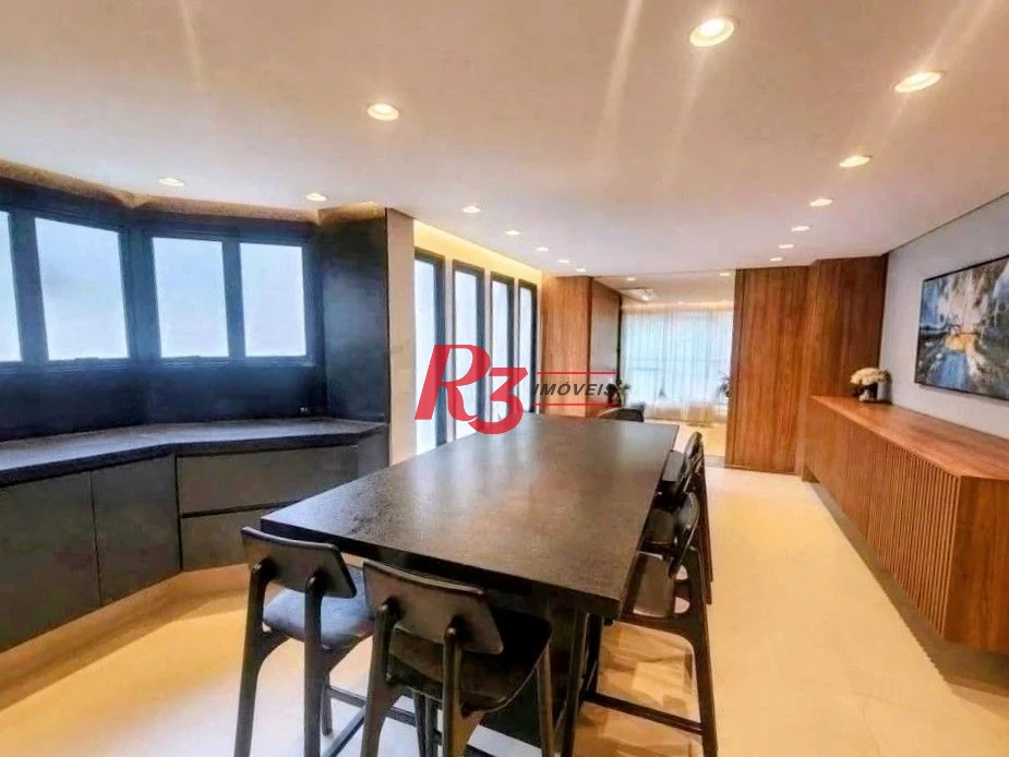 Apartamento com 4 dormitórios à venda, 318 m² por R$ 3.400.000,00 - Gonzaga - Santos/SP