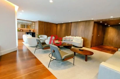 Apartamento com 4 dormitórios à venda, 318 m² por R$ 3.400.000,00 - Gonzaga - Santos/SP