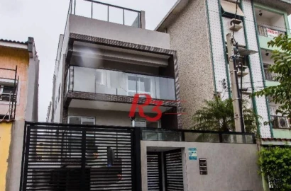 Sobrado com 3 dormitórios à venda, 210 m² por R$ 1.150.000,00 - Campo Grande - Santos/SP