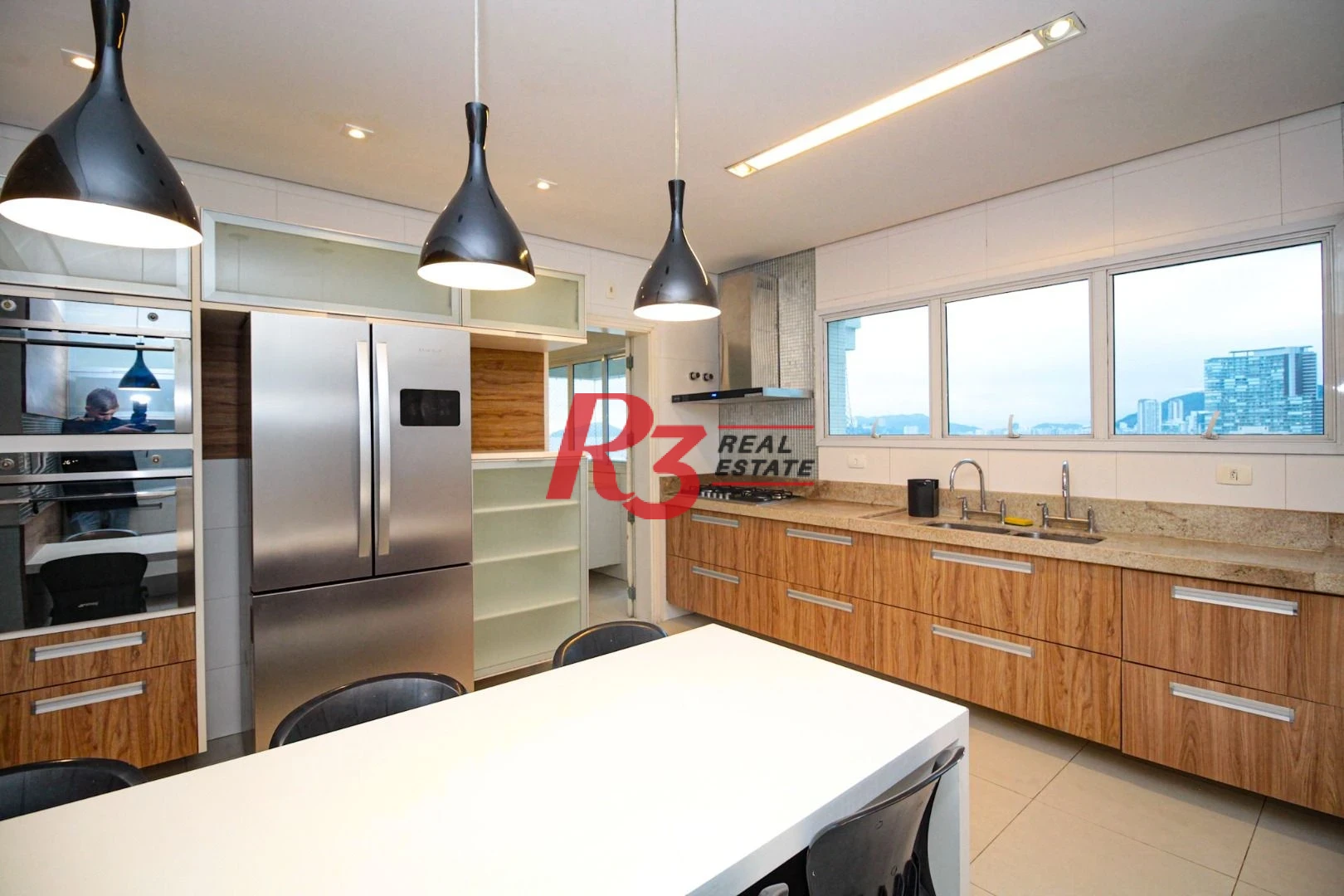 Apartamento com 4 dormitórios para alugar, 360 m² por R$ 37.500,00/mês - Gonzaga - Santos/SP