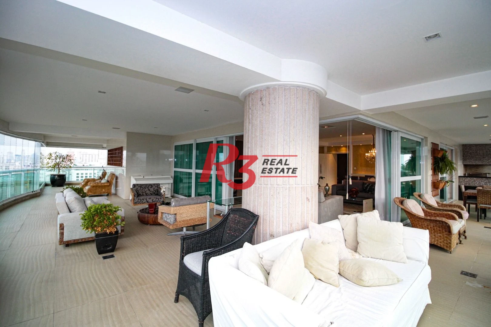 Apartamento com 4 dormitórios para alugar, 360 m² por R$ 37.500,00/mês - Gonzaga - Santos/SP