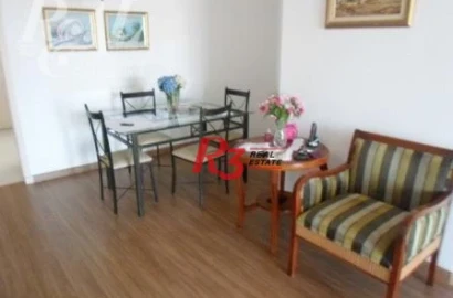 Apartamento com 2 dormitórios à venda, 114 m² - Aparecida - Santos/SP