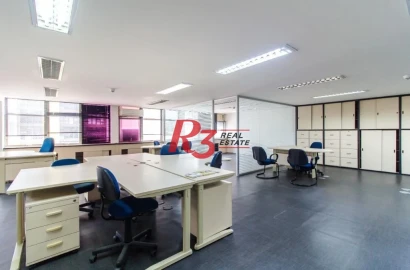 Sala para alugar, 221 m² por R$ 7.830,00/mês - Centro - Santos/SP