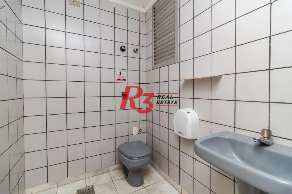 Sala para alugar, 221 m² por R$ 8.975,00/mês - Centro - Santos/SP
