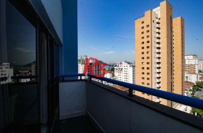 Cobertura com 4 dormitórios à venda, 392 m² por R$ 3.000.000,00 - Ponta da Praia - Santos/SP