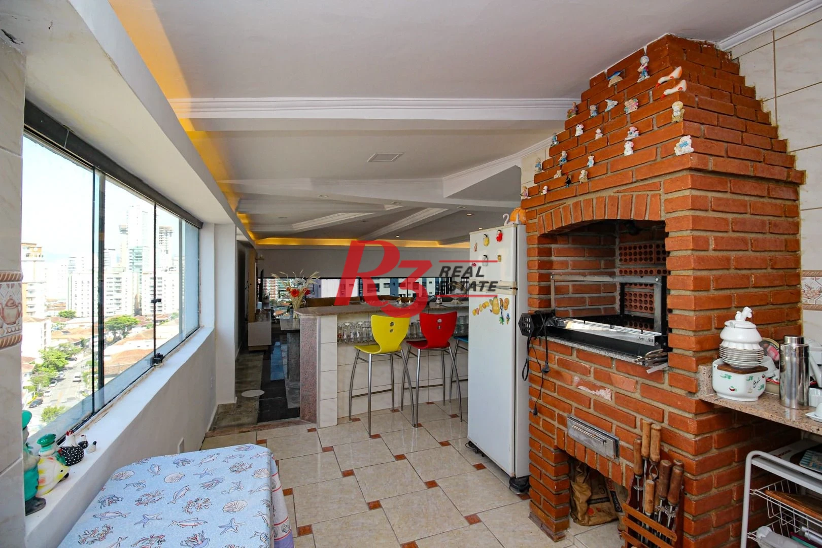 Cobertura com 4 dormitórios à venda, 392 m² por R$ 3.000.000,00 - Ponta da Praia - Santos/SP
