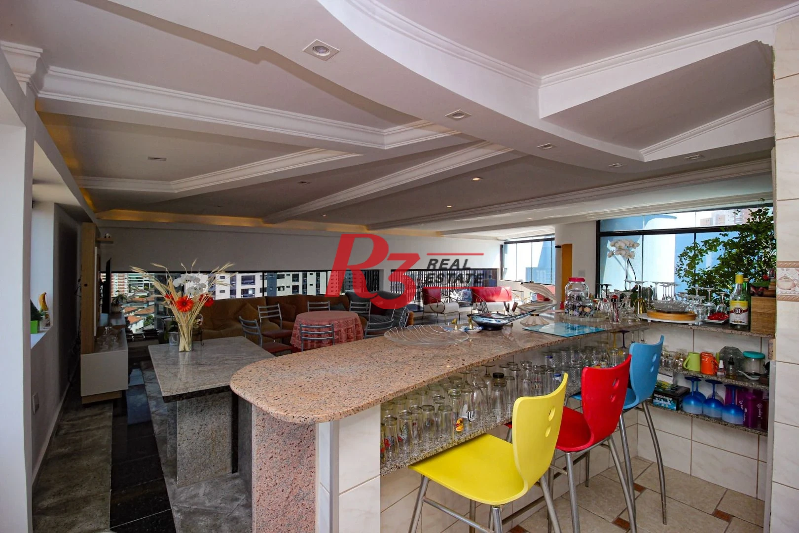 Cobertura com 4 dormitórios à venda, 392 m² por R$ 3.000.000,00 - Ponta da Praia - Santos/SP