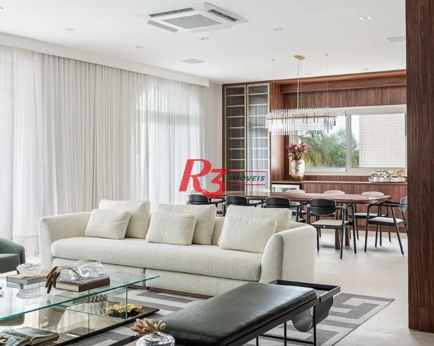 Apartamento com 3 dormitórios à venda, 393 m² por R$ 12.000.000,00 - Gonzaga - Santos/SP