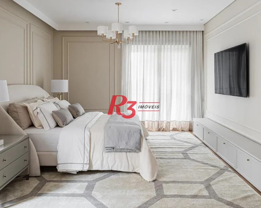 Apartamento com 3 dormitórios à venda, 393 m² por R$ 12.000.000,00 - Gonzaga - Santos/SP