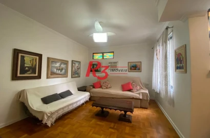 Apartamento com 2 dormitórios à venda, 84 m² por R$ 572.000,00 - Gonzaga - Santos/SP