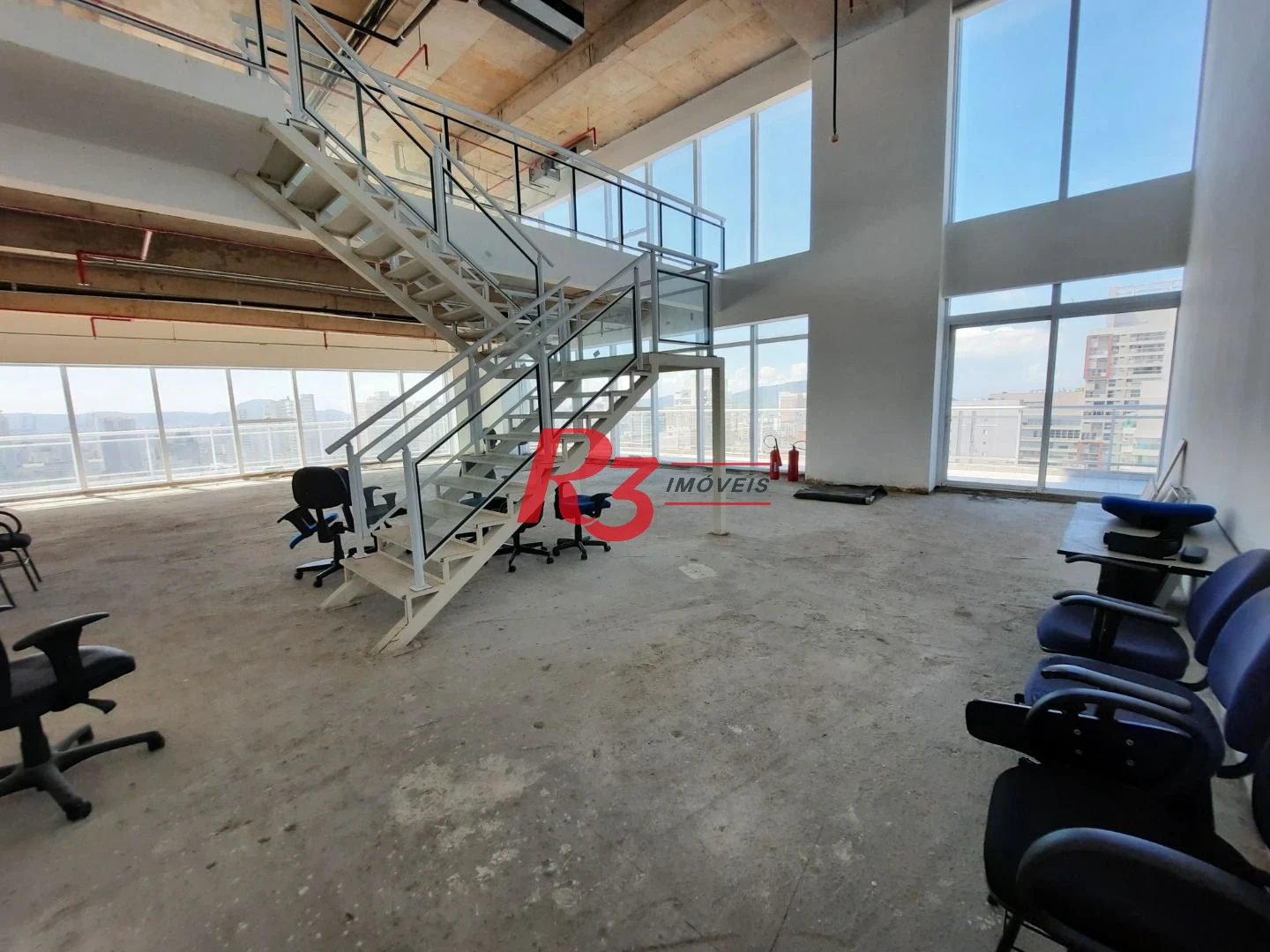 Andar Corporativo para alugar, 648 m² por R$ 52.300,00/mês - Gonzaga - Santos/SP