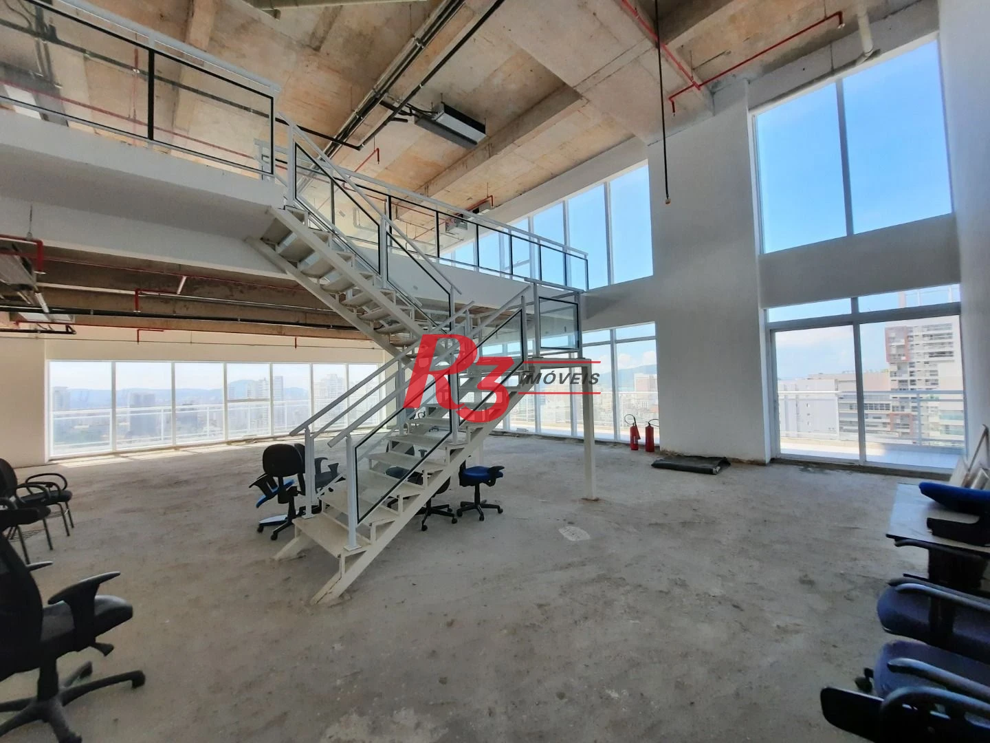 Andar Corporativo para alugar, 648 m² por R$ 52.300,00/mês - Gonzaga - Santos/SP
