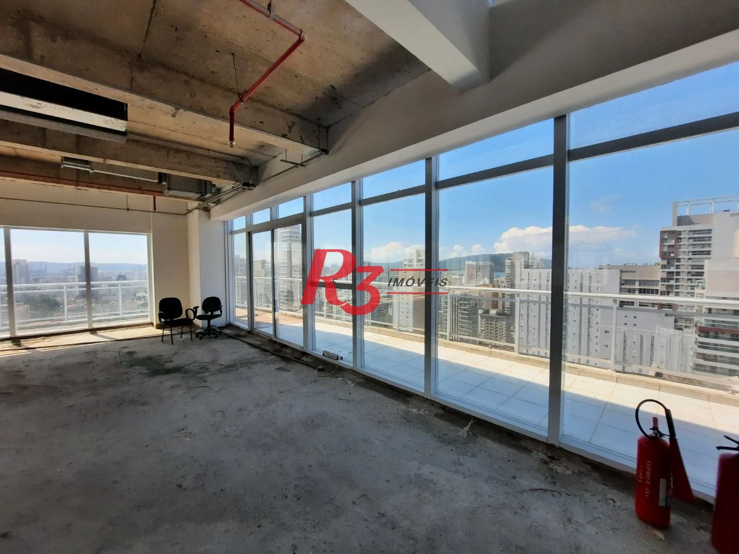 Andar Corporativo para alugar, 648 m² por R$ 52.300,00/mês - Gonzaga - Santos/SP