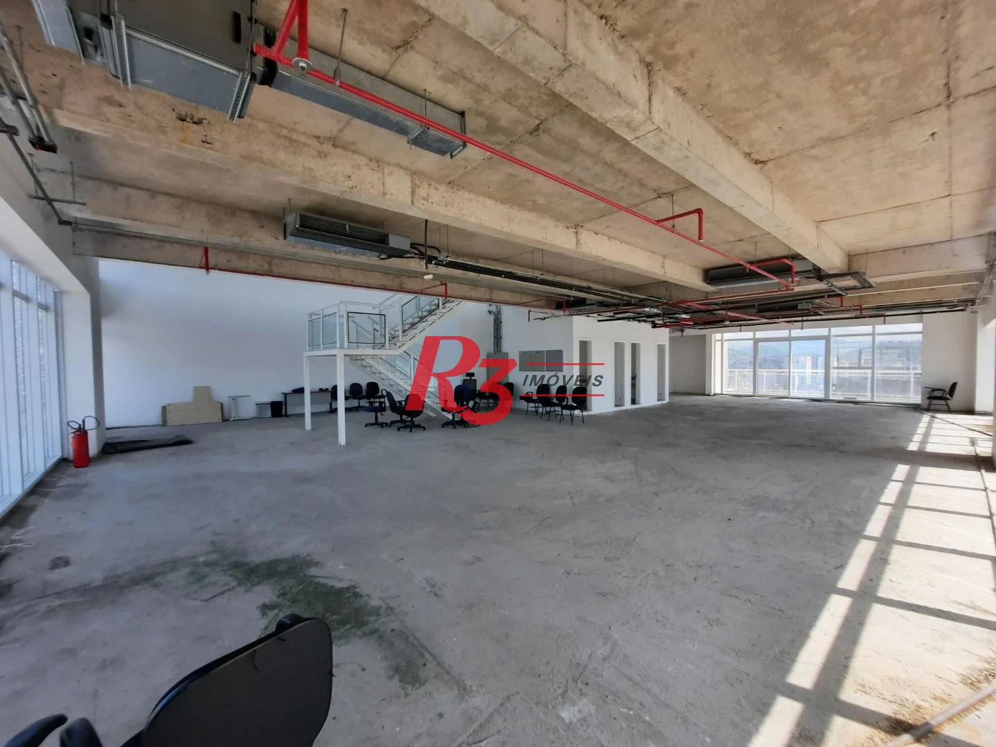 Andar Corporativo para alugar, 648 m² por R$ 52.300,00/mês - Gonzaga - Santos/SP