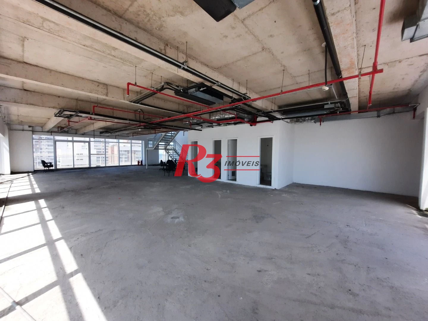 Andar Corporativo para alugar, 648 m² por R$ 52.300,00/mês - Gonzaga - Santos/SP