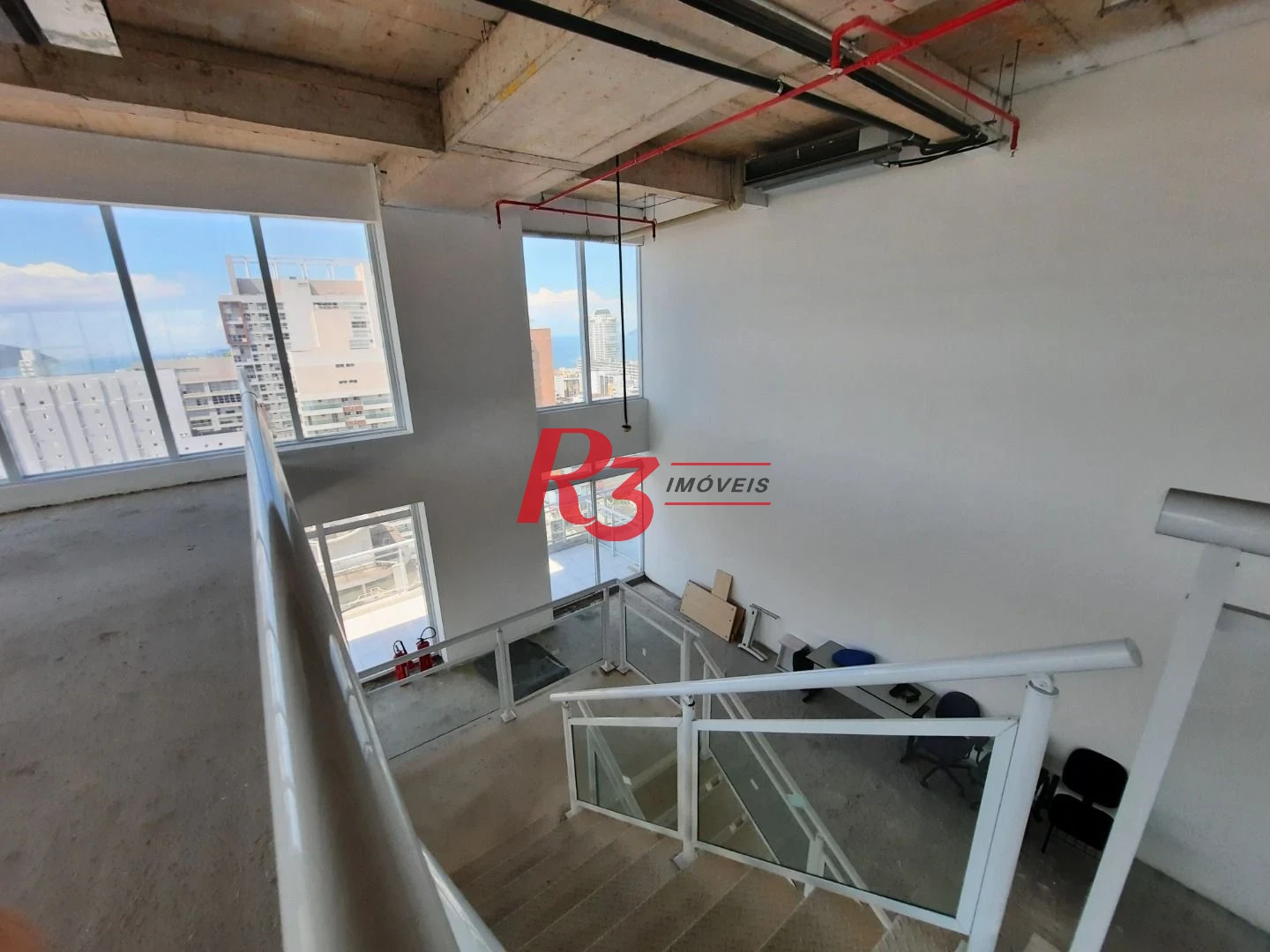 Andar Corporativo para alugar, 648 m² por R$ 52.300,00/mês - Gonzaga - Santos/SP