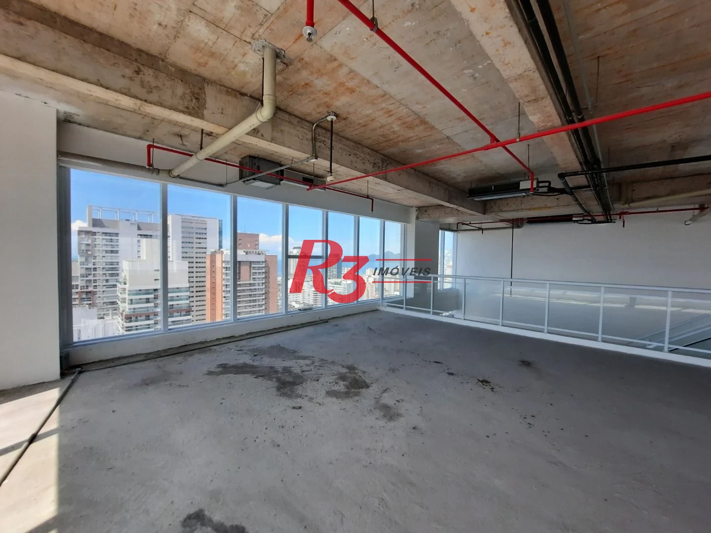 Andar Corporativo para alugar, 648 m² por R$ 52.300,00/mês - Gonzaga - Santos/SP