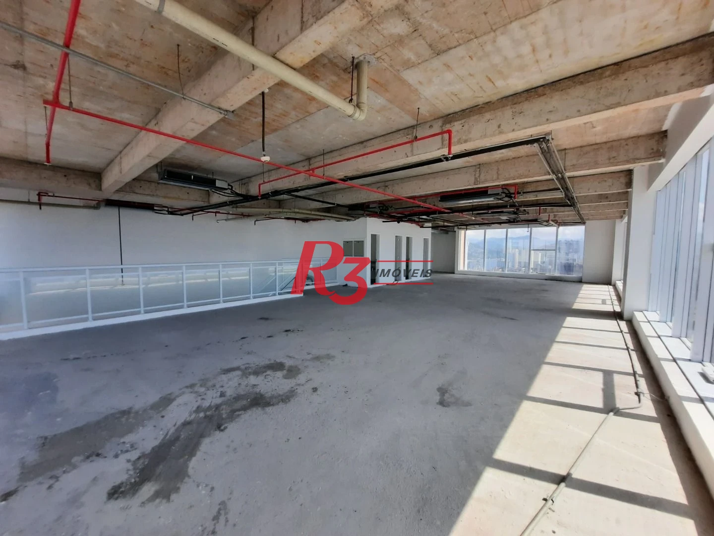 Andar Corporativo para alugar, 648 m² por R$ 52.300,00/mês - Gonzaga - Santos/SP