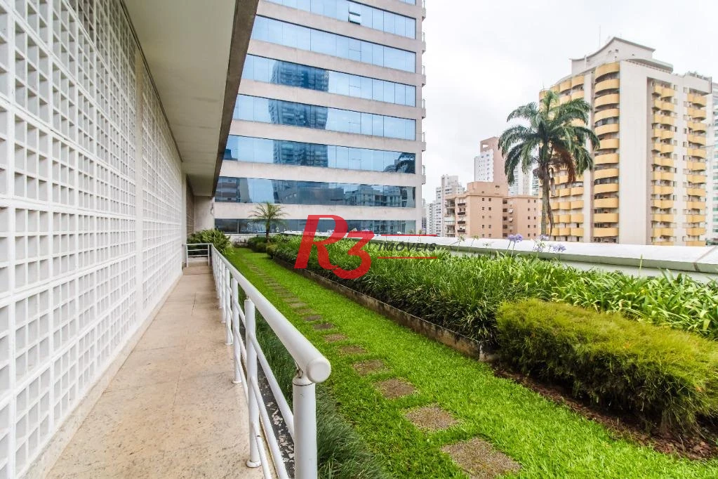 Andar Corporativo para alugar, 648 m² por R$ 52.300,00/mês - Gonzaga - Santos/SP