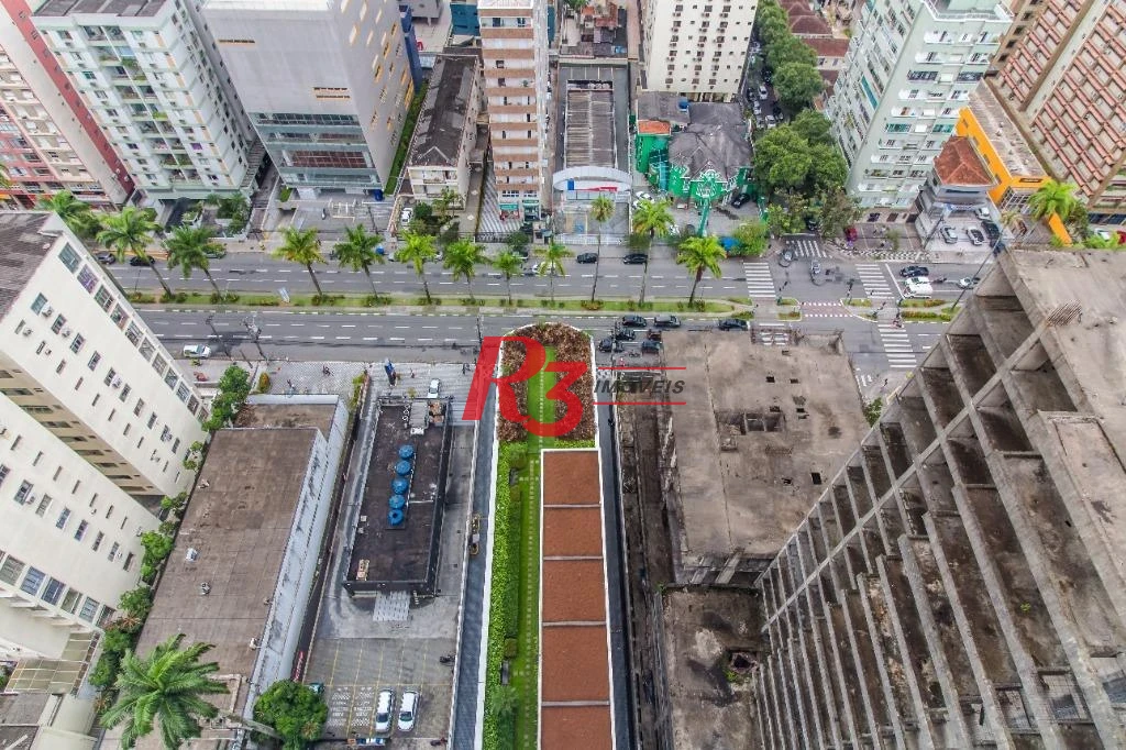 Andar Corporativo para alugar, 648 m² por R$ 52.300,00/mês - Gonzaga - Santos/SP