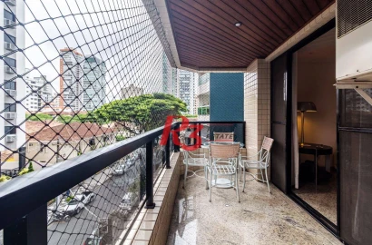 Apartamento com 4 dormitórios à venda, 220 m² - Boqueirão - Santos/SP