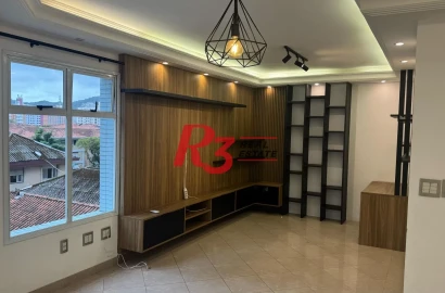 Apartamento à venda, 161 m² por R$ 1.590.000,00 - Gonzaga - Santos/SP