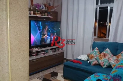 Apartamento com 2 dormitórios à venda, 60 m² - Parque São Vicente - São Vicente/SP