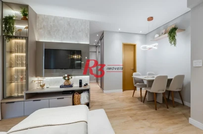 Studio à venda, 43 m² por R$ 580.000,00 - Campo Grande - Santos/SP