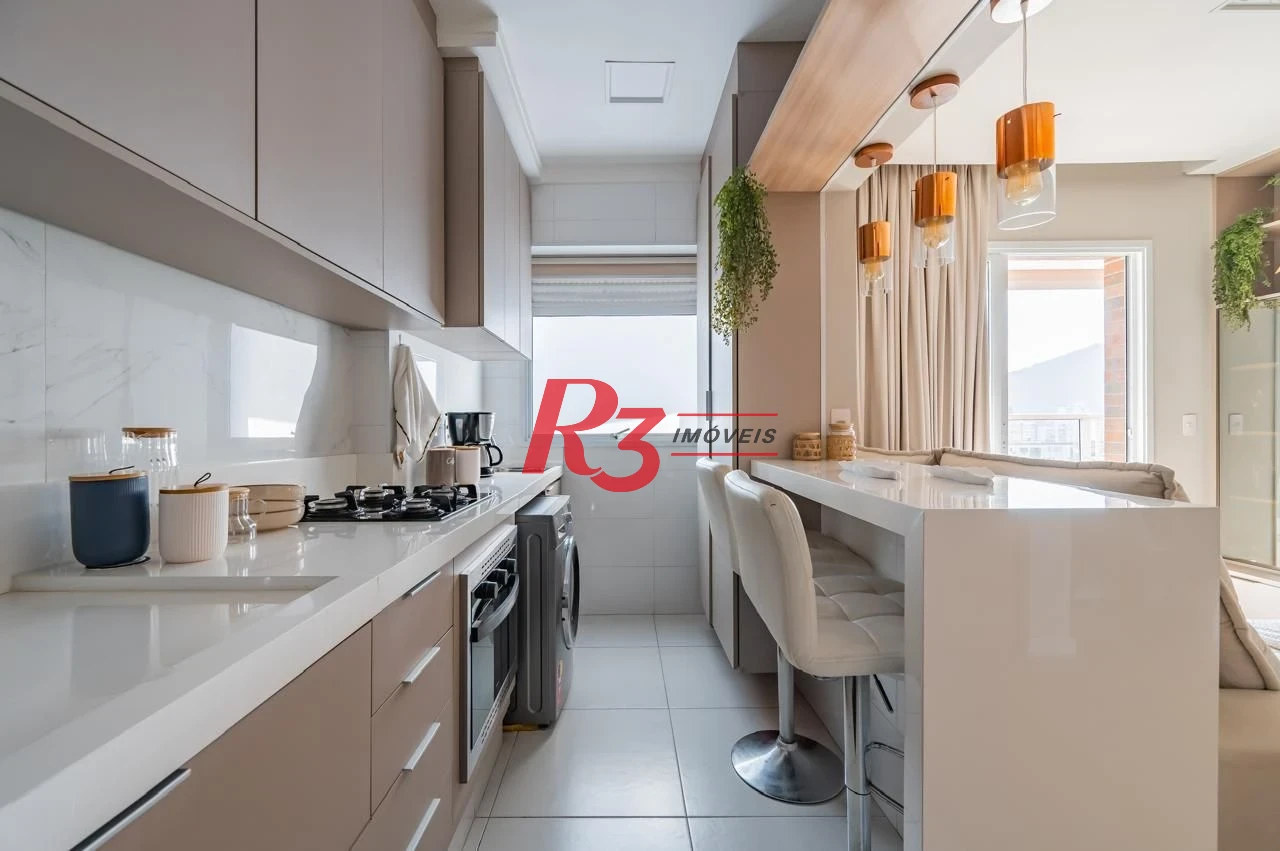 Studio à venda, 43 m² por R$ 580.000,00 - Campo Grande - Santos/SP