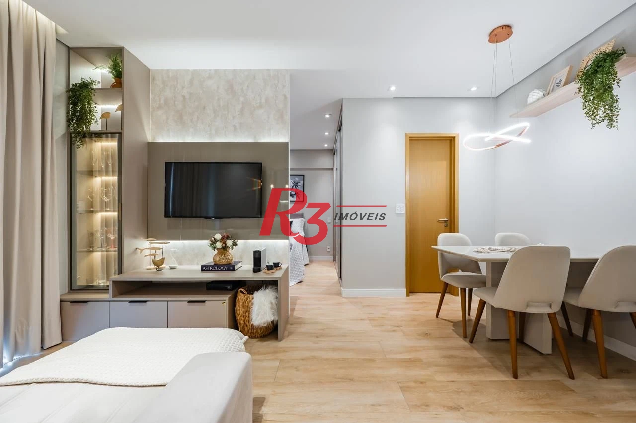 Studio à venda, 43 m² por R$ 580.000,00 - Campo Grande - Santos/SP