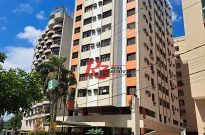 Apartamento com 2 dormitórios à venda, 130 m² por R$ 607.000,00 - Ponta da Praia - Santos/SP
