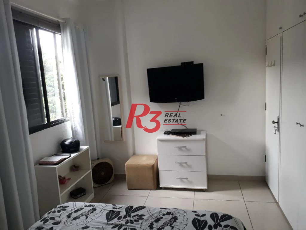 Apartamento com 1 dormitório à venda, 47 m² - José Menino - Santos/SP