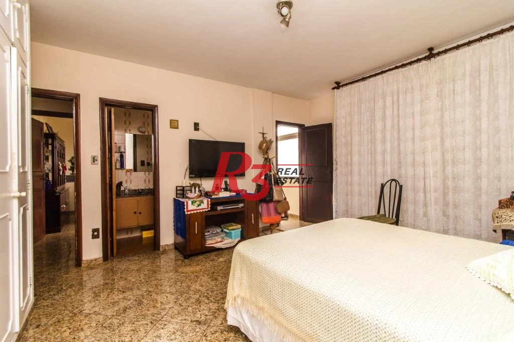 Apartamento com 3 dormitórios à venda, 136 m² - José Menino - Santos/SP