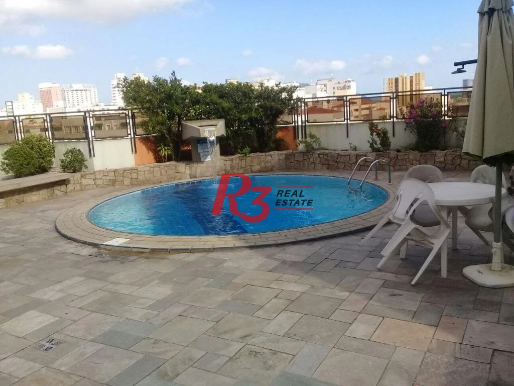 Flat com 1 dormitório, 50 m² - venda ou aluguel - Gonzaga - Santos/SP