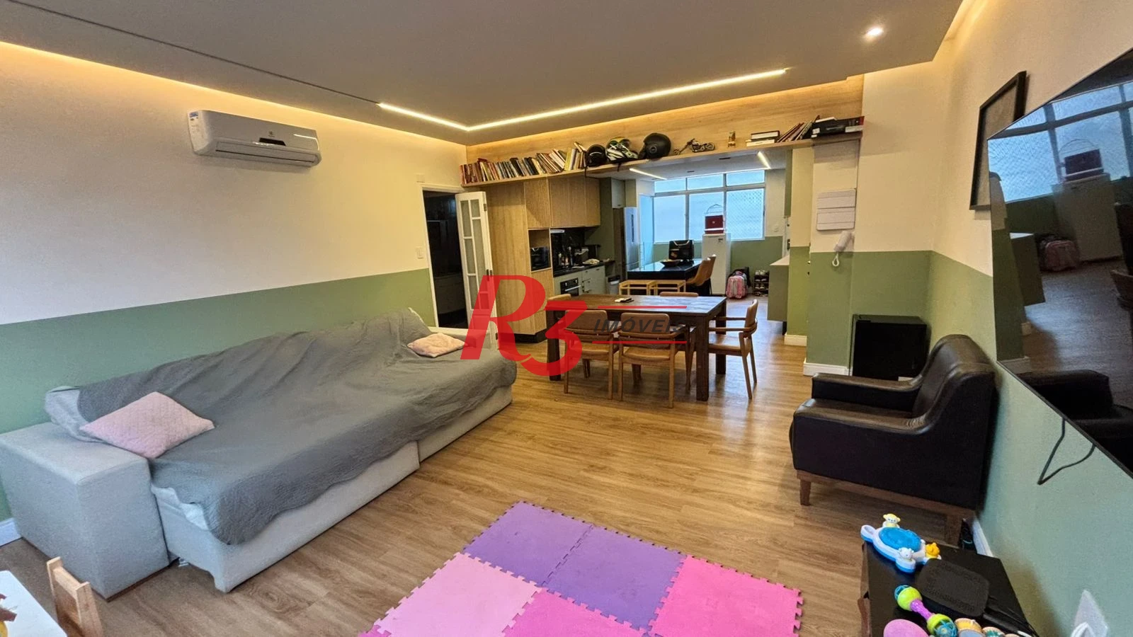 Apartamento com 3 dormitórios à venda, 157 m² por R$ 1.200.000,00 - Aparecida - Santos/SP