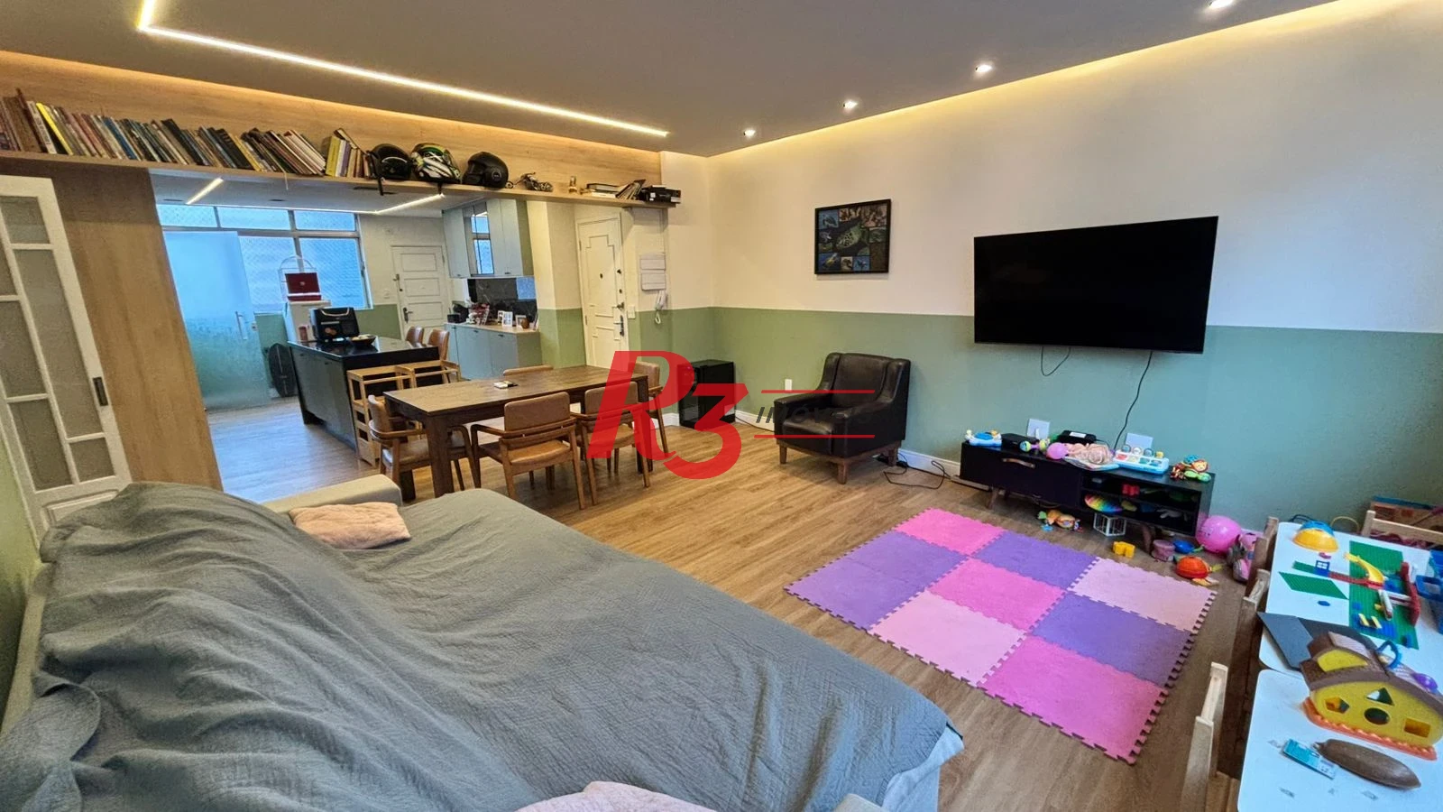 Apartamento com 3 dormitórios à venda, 157 m² por R$ 1.200.000,00 - Aparecida - Santos/SP