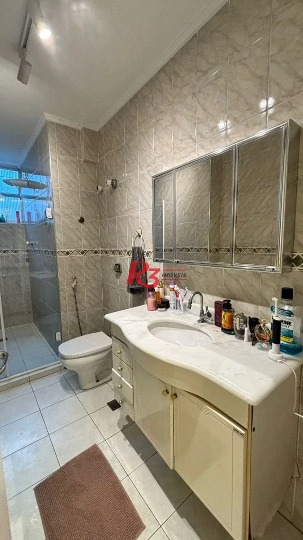 Apartamento com 3 dormitórios à venda, 157 m² por R$ 1.200.000,00 - Aparecida - Santos/SP