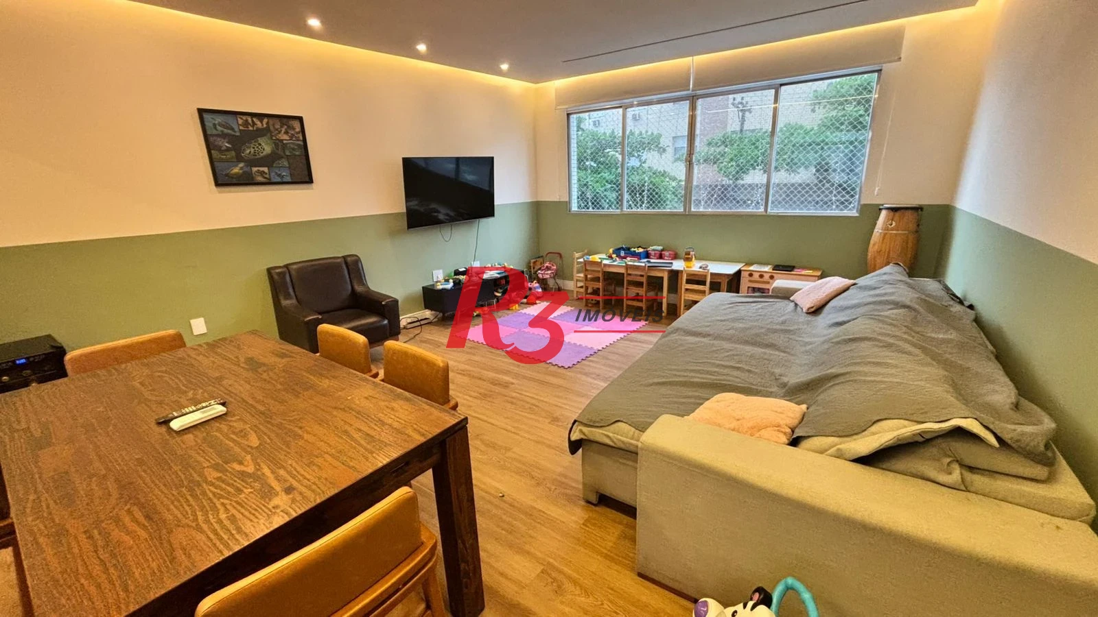 Apartamento com 3 dormitórios à venda, 157 m² por R$ 1.200.000,00 - Aparecida - Santos/SP