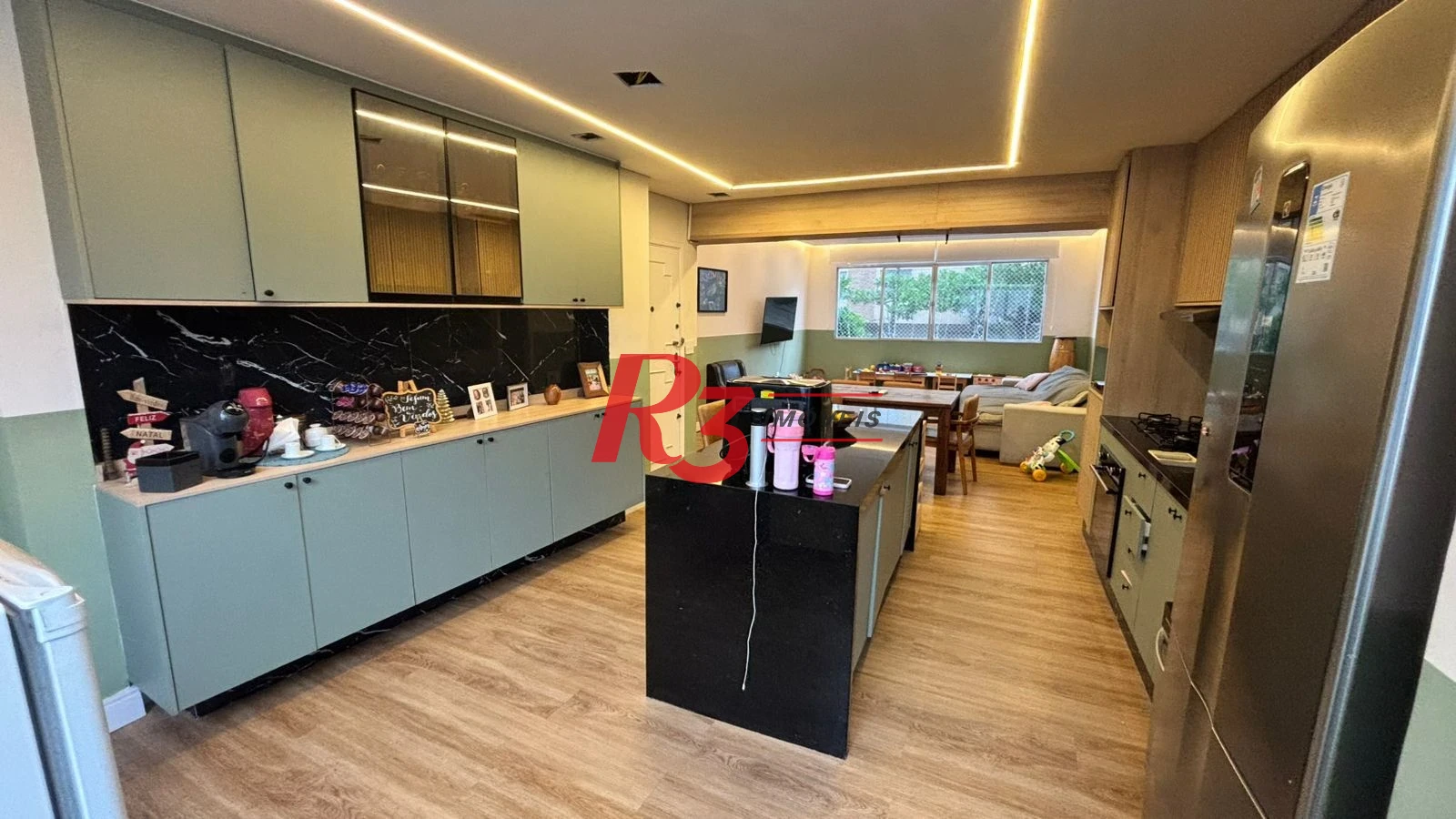 Apartamento com 3 dormitórios à venda, 157 m² por R$ 1.200.000,00 - Aparecida - Santos/SP