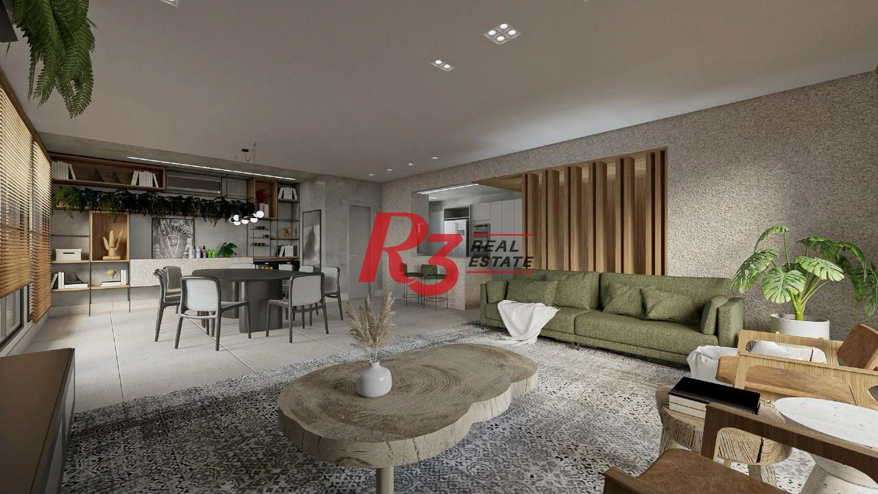 Apartamento com 4 dormitórios à venda, 180 m² por R$ 2.300.000,00 - Boqueirão - Santos/SP