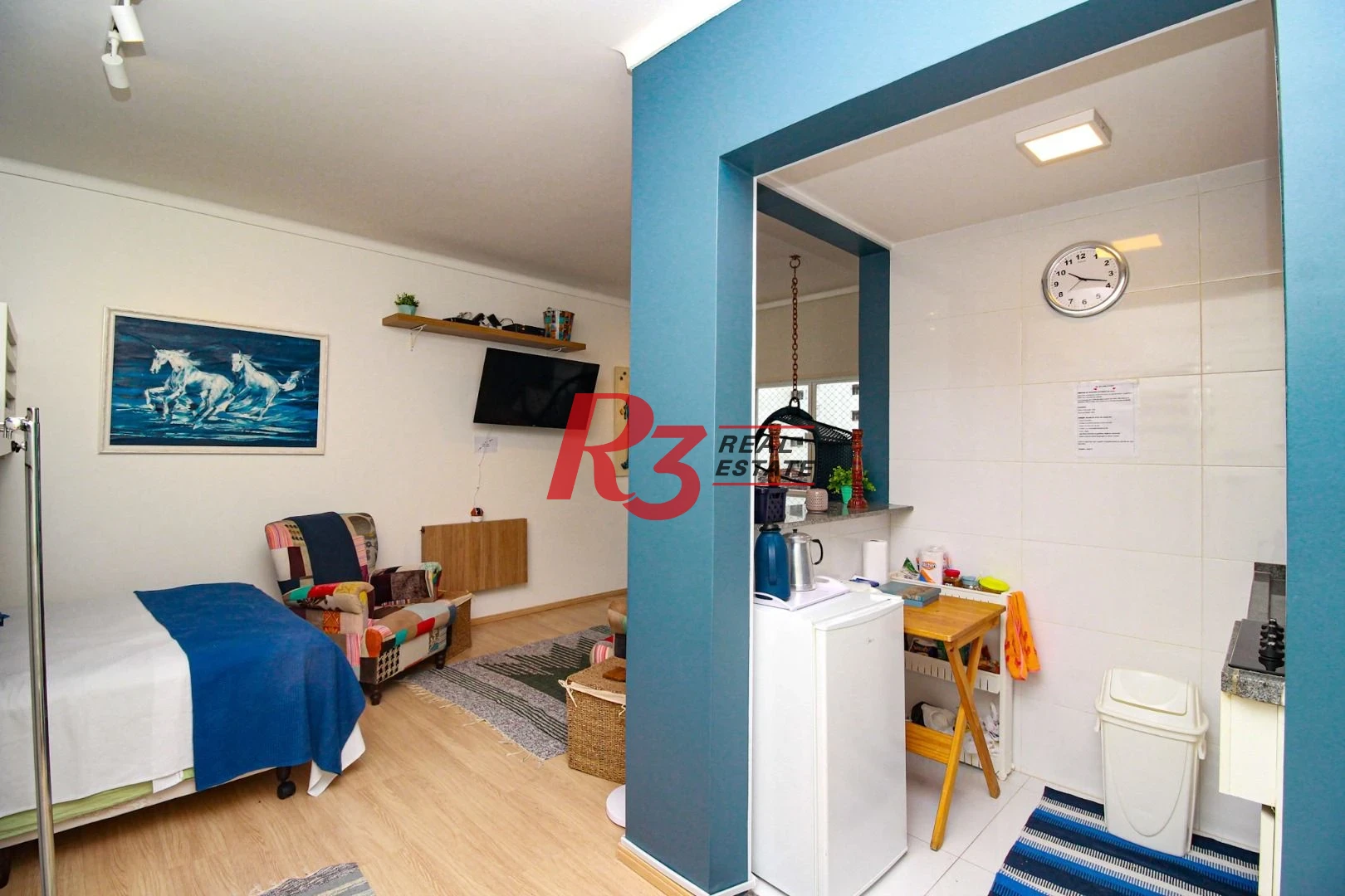 Studio com 1 dormitório à venda, 40 m²  - José Menino - Santos/SP