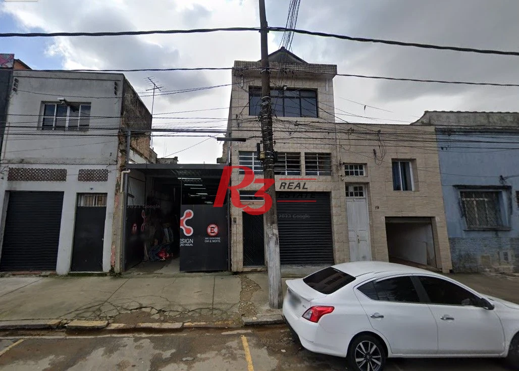Terreno à venda, 200 m²  - Vila Nova - Santos/SP