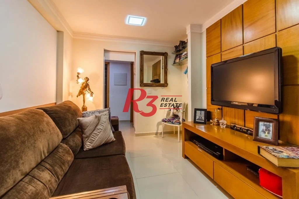 Apartamento com 4 dormitórios à venda, 191 m² - Gonzaga - Santos/SP