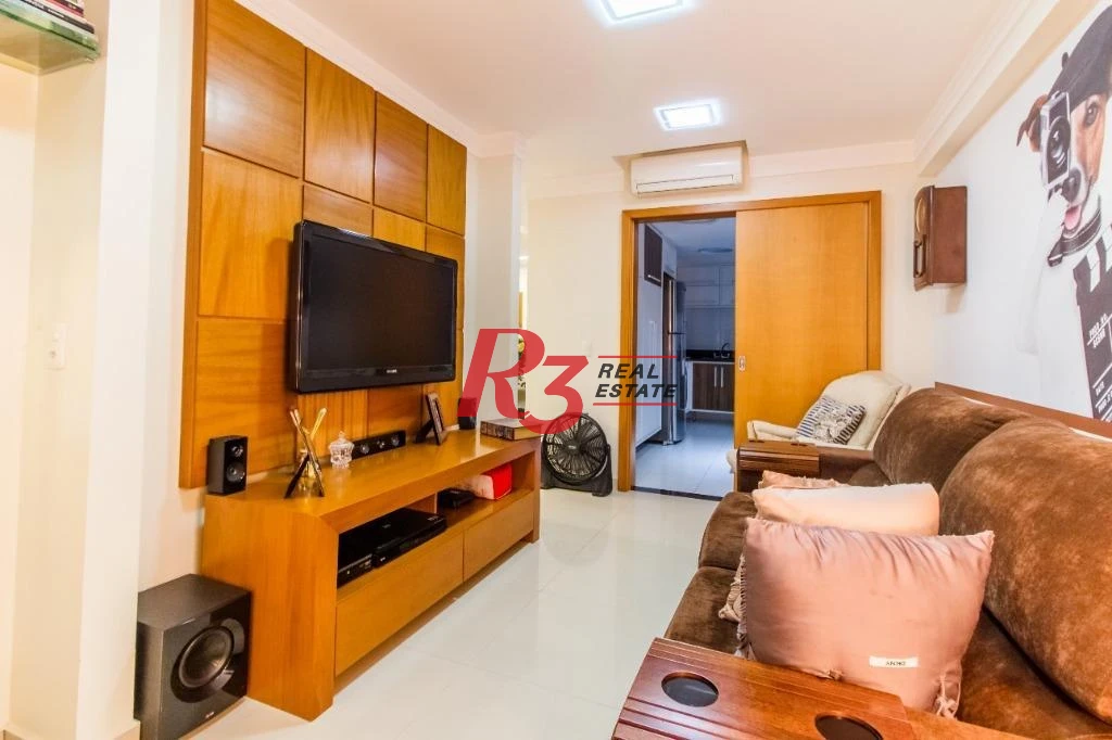 Apartamento com 4 dormitórios à venda, 191 m² - Gonzaga - Santos/SP